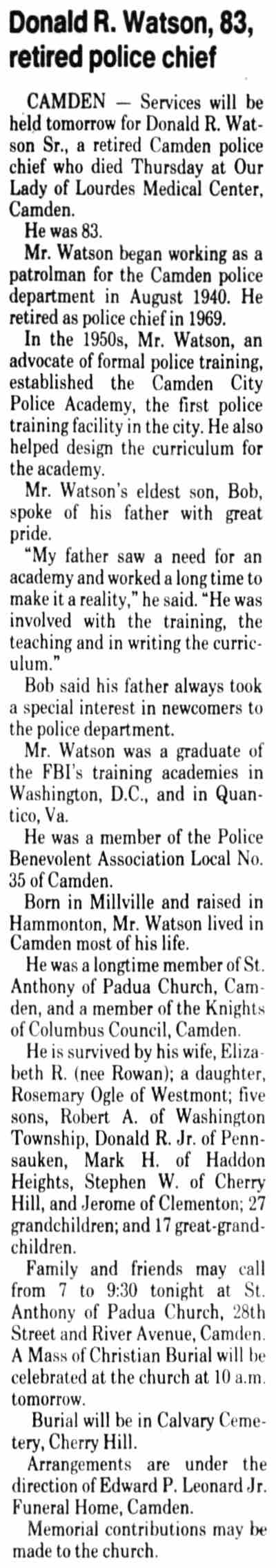 Camden Courier-Post March 24, 1991, image 1