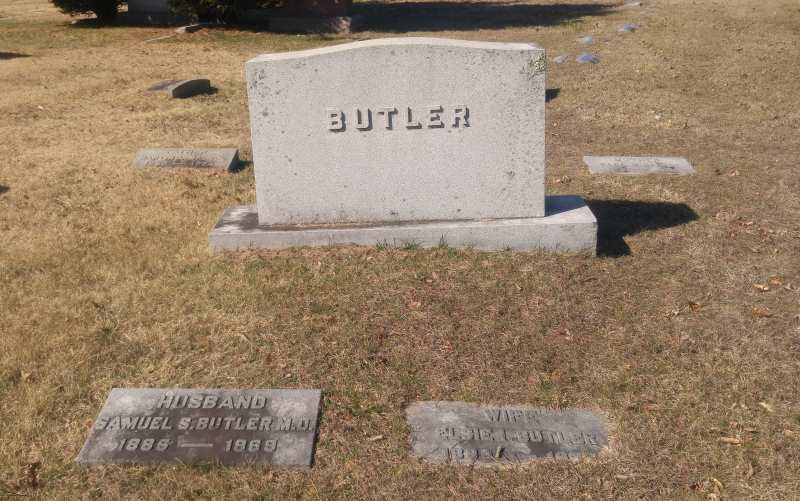 Harleigh Cemetery — Dr. Samuel S. Butler and Mrs. Butler and his in-laws, Martin and Sara Spence