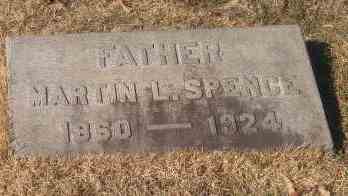 Harleigh Cemetery — Spence gravestone detail