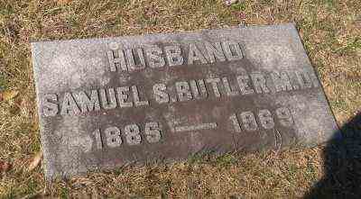 Harleigh Cemetery — Butler gravestone detail