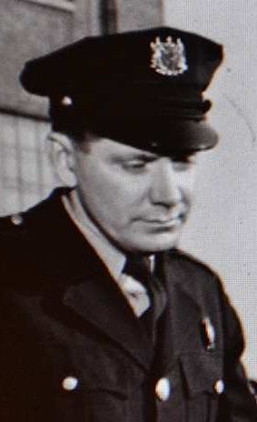 Howard Quick, Camden Police Department, 1950s. Photo by Bob Bartosz.
