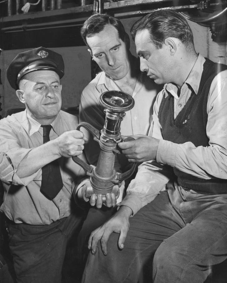 Refresher Course for Firemen, Philadelphia Evening Bulletin, October 19, 1948