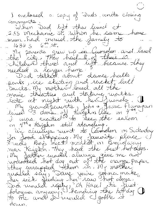 Letter from Mary Allaband Erekson, July 2007 — page 2
