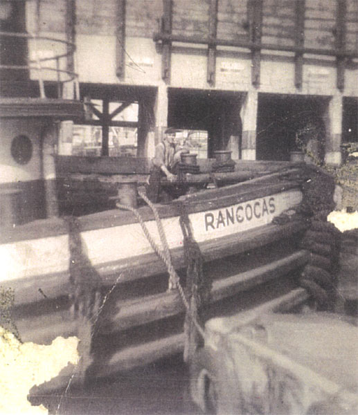 David Allaband on the tugboat Rancocas