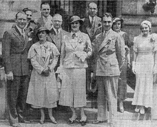 Camden Courier-Post, June 17, 1933 — Radio stars on courthouse steps