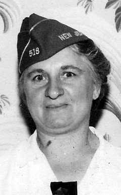 Victoria Nicktern in VFW Post 518 Ladies Auxiliary uniform