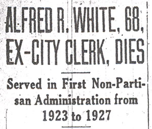 Alfred R. White newspaper article, Camden Courier-Post, October 17, 1936, part 3