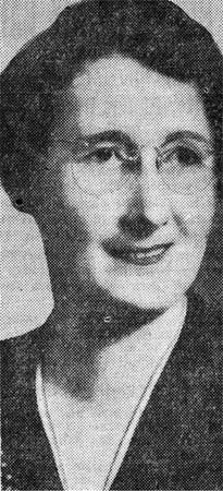 Mrs. Anna Gleason, elected president of the Ladies Auxiliary