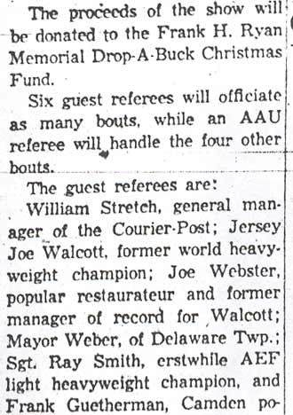 Amateur Boxing Matches To Aid Drop-A-Buck Club (part 2)