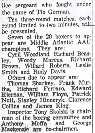Amateur Boxing Matches To Aid Drop-A-Buck Club (part 3)