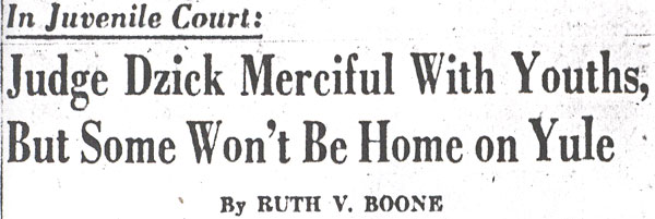 Camden Courier-Post, December 7, 1957, clipping part 1
