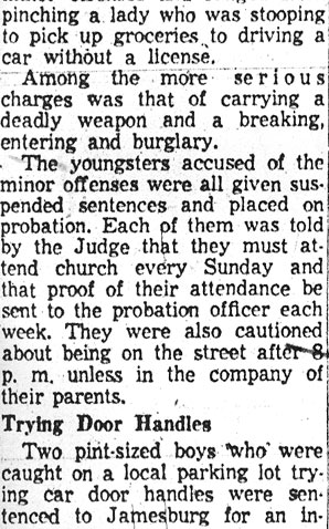 Camden Courier-Post, December 7, 1957, clipping part 3