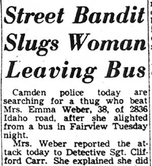 Camden Courier-Post, December 29, 1950 — Clifford Carr