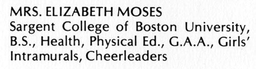 Elizabeth Moses Camden High School Yearbook 1969 page