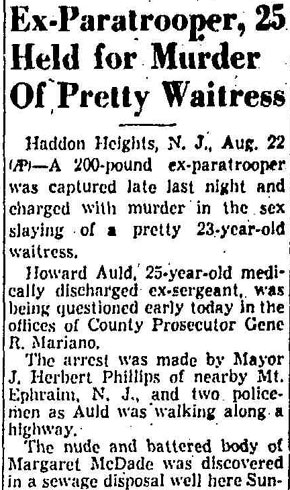 Gene R. Mariano, Kingston Daily Freeman, August 22, 1945, part 1