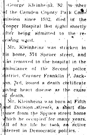 Camden Courier-Post, August 1, 1940, detail