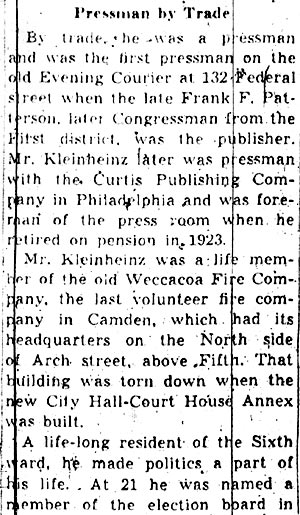 Camden Courier-Post, August 1, 1940, detail
