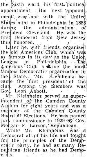 Camden Courier-Post, August 1, 1940, detail