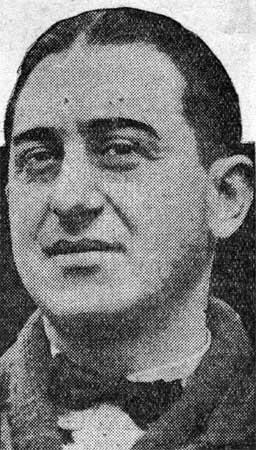 Portrait of George Schatz accompanying the Garage Man Sees Upturn article, 1933