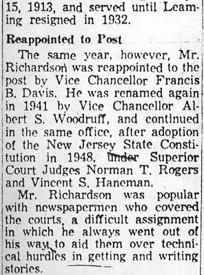 H. Richardson Dies at 66; Lodge Aide, panel 3, Courier-Post December 14, 1957