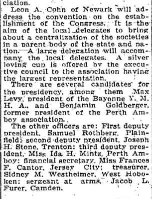 Trenton Times, September 3, 1915 — City's Delegates Will Be Active (continued)