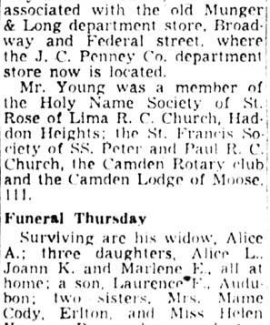 John E. Young obituary, part 2