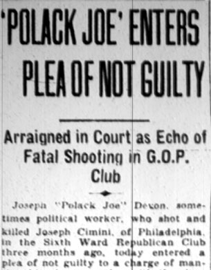 Joseph A. Varbalow, April 23, 1928