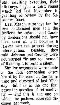 Florence SC Morning News, January 28, 1966, continued column 1
