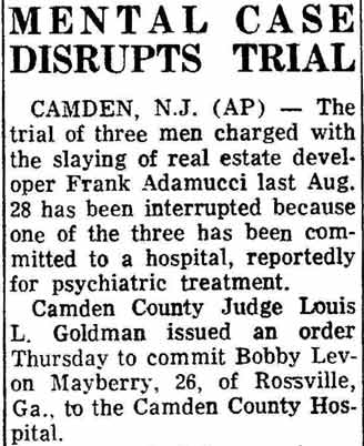Gettysburg PA Times, January 28, 1966, column 1