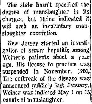 Oil City Derrick, October 23, 1961, continued column 1