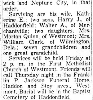 Rev. Walter A. Pine obituary part 2