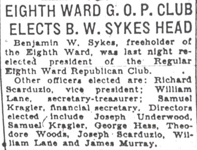 Photograph of Regular Eighth Ward Republican Club members