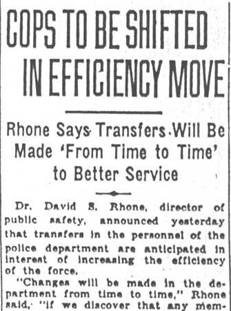 Dr. David S. Rhone, December 9, 1930