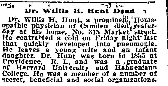 Philadelphia Inquirer, April 12, 1900