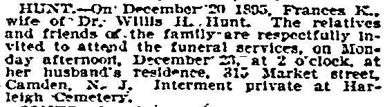 Philadelphia Inquirer, December 22, 1895