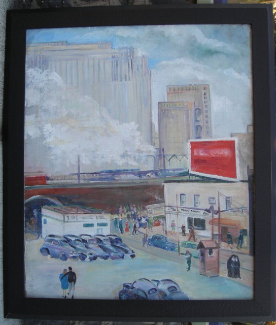 Oil painting by Florence V. Cannon