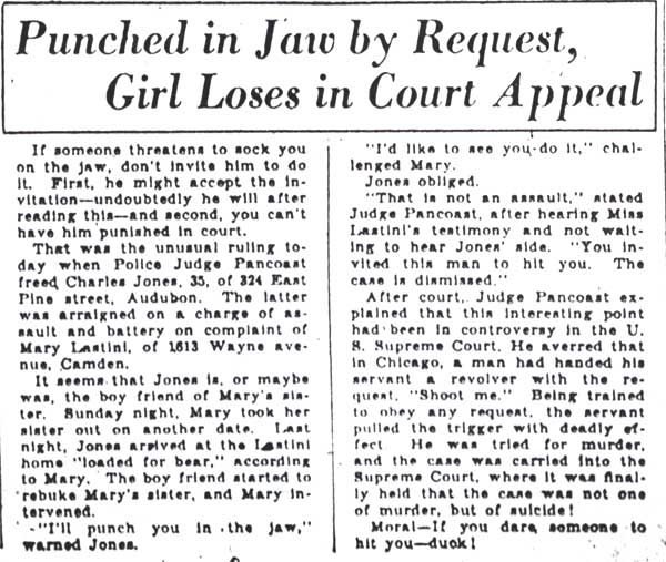 Camden Courier-Post, December 1, 1930