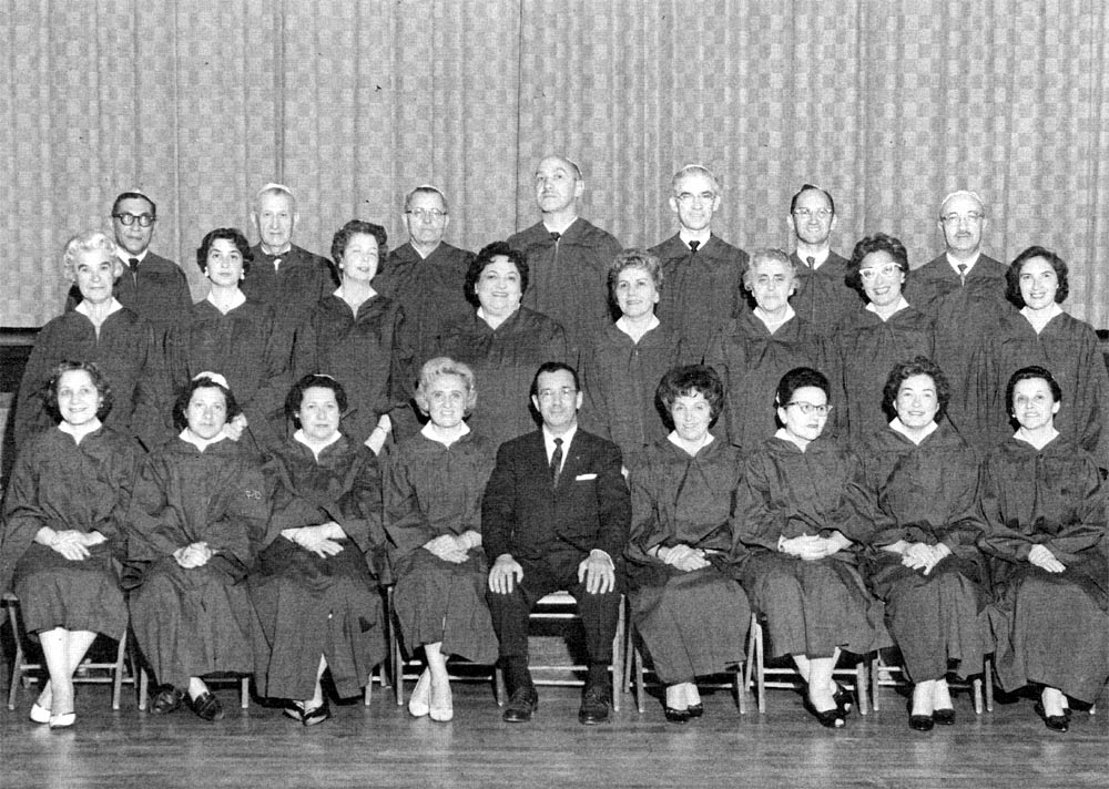 Beth El choir with Cantor Louis Herman