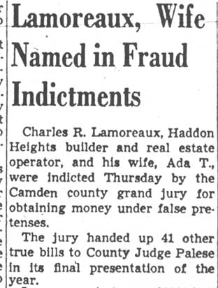 Lamoreaux, Wife Named in Fraud Indictments