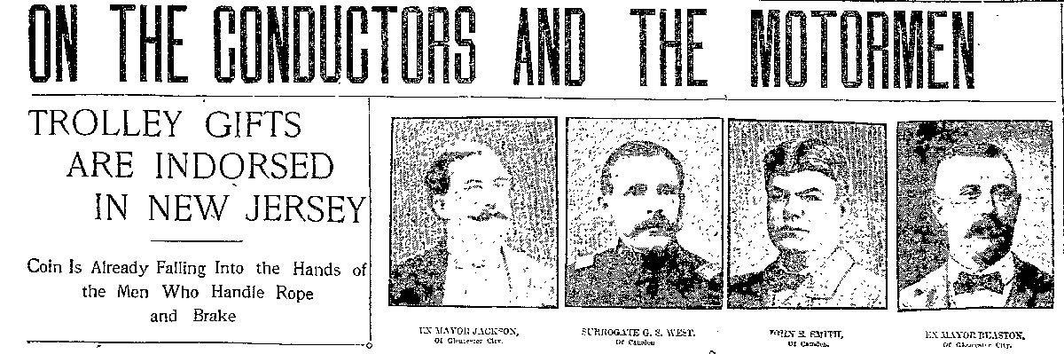 Philadelphia Inquirer, December 23, 1900 — trolley accident