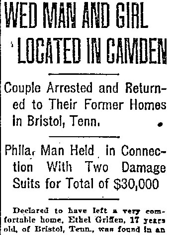 Philadelphia Inquirer, October 15, 1922 (alternate scan)
