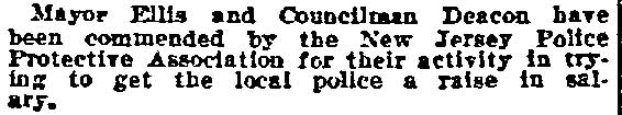 Philadelphia Inquirer, March 5, 1913 — Police Association
