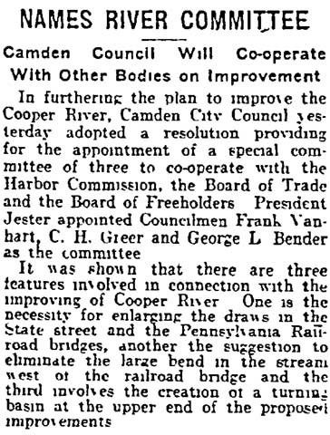 Newspaper article about Democratic primary elections in Camden