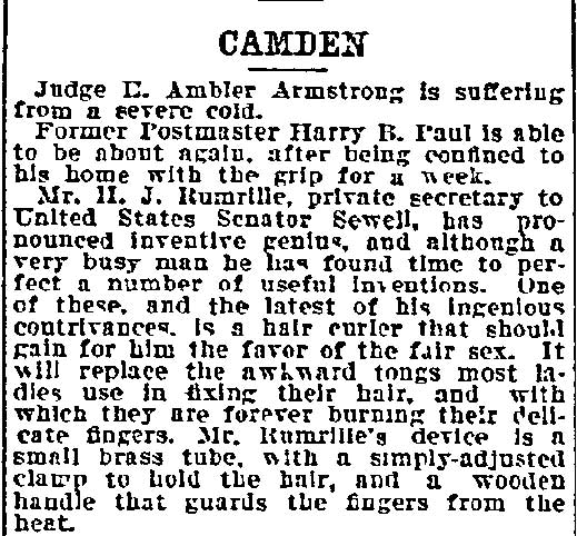 Philadelphia Inquirer, March 25, 1900 — Camden, part 1