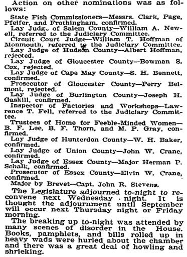 New York Times May 18, 1894 — Howard Carrow, page 2