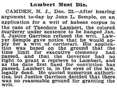 New York Times, December 23, 1894