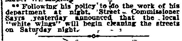 Philadelphia Inquirer article about Alfred Sayers, March 19, 1910