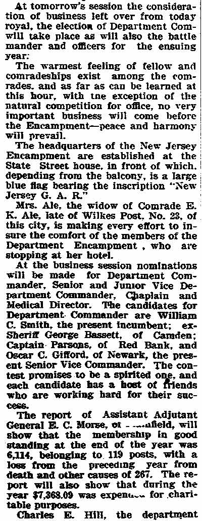 Veterans Gather at New Jersey Soldiers Home article, page 3