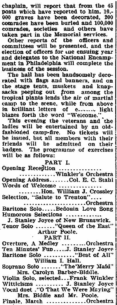 Veterans Gather at New Jersey Soldiers Home article, page 4