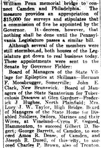 State Home for Disabled Soldiers News article, page 2, March 5, 1914